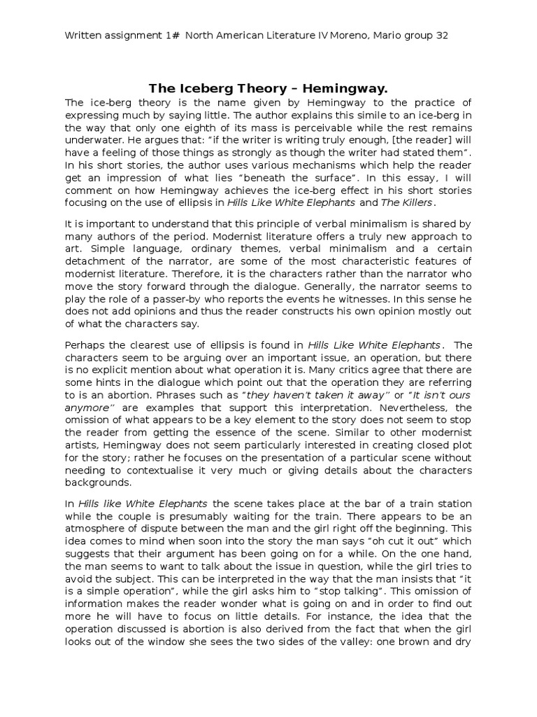 Iceberg Theory PDF Narration Science