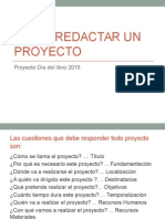 Cómo Redactar Un Proyecto