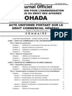 Acte Uniforme Portant Sur Le Droit Commercial Gnral Adopt Le 15 Dcembre 2010 Lom