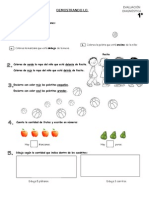 Evaluacion de DIAGNOSTICO Del 1º Al 6º