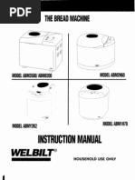 Download Complete Welbilt Bread Machine Manuals by EG SN261890 doc pdf