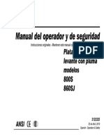 Manual Del Operador JLG 860SJ