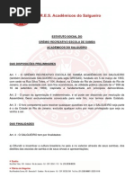 Novo Estatuto Do Salgueiro