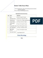 Router Table Fence Plans Under 40 Characters