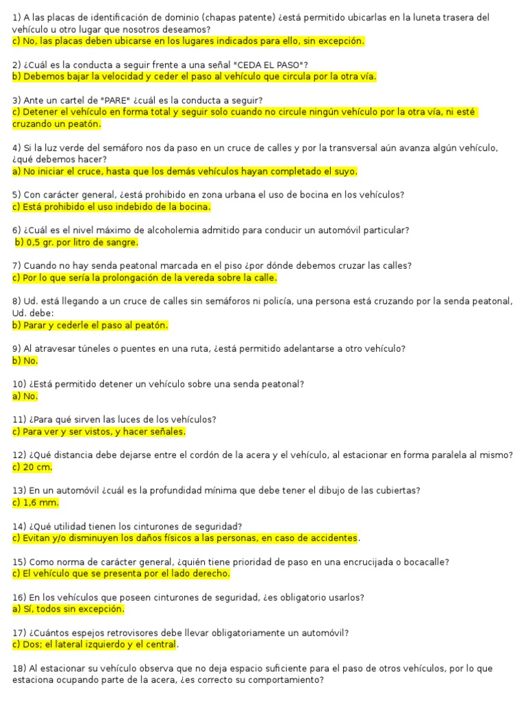 Examen Licencia De Conducir Nj 2023 IMAGESEE