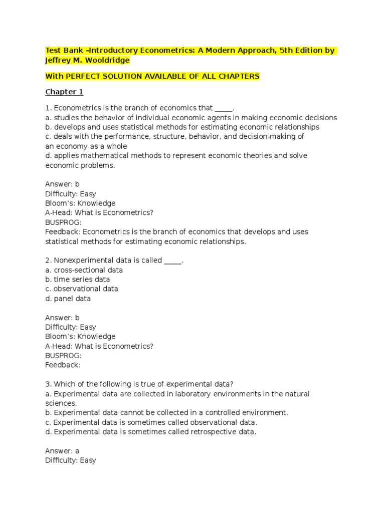 Introduction To Econometrics 3rd Edition Solutions Chapter 3