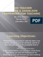 Idaho Core Teacher Standards & Danielson Framework