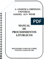 Manual de Pocedimientos Liturgicos