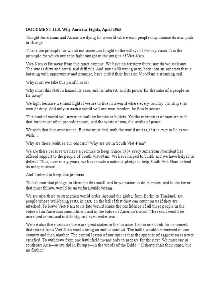 Document Why We Are Fighting | PDF | Tennessee Valley Authority | Unrest