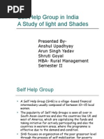 Download Presentation on Self Help Groups - RPA by AnshulUpadhyay SN26190861 doc pdf