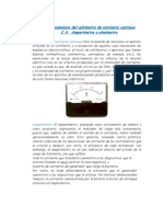 Funcionamiento Del Voltímetro de Corriente Continua