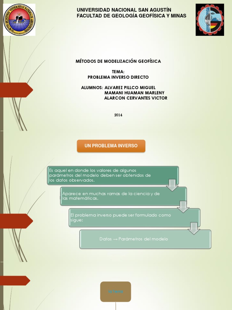 Problemas Inversos en Geofísica | PDF | Problema inverso | Enseñanza de ...