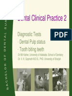 Diagnostic Tests in Dentistry