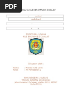 Download Proposal Usaha Kue Brownies Coklat by Riski Nugraha SN261914236 doc pdf