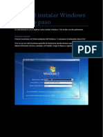 Tutorial Instalar Windows 7 Paso A Paso