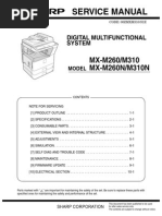 Sharp MX-m260 MX-m310 Service Manual