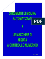 4. Gli Stumenti Di Misura Automatizzati e Le Macchine Di Misura