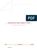 Procure to Pay Cycle in R12 (Technical and Functional Flow