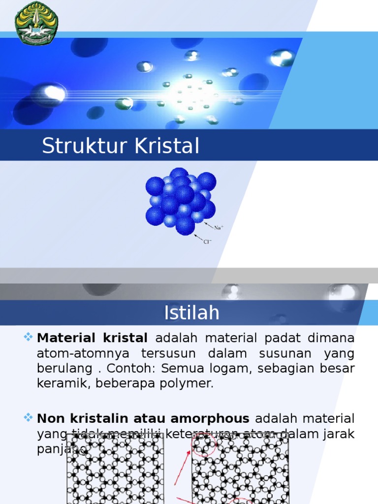 Pertemuan II Struktur Kristal | PDF