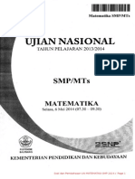 Soaldanpembahasanunmatematikasmp2014paket1 140817115731 Phpapp02