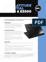 Dell Latitud E5400 E5500 Technicke Specifikace En