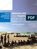 UNHCR Smuggling and Trafficking Progress Report Screen