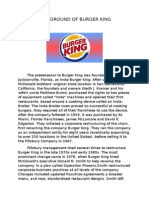 Background of Burger King