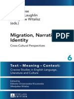 (Text - Meaning - Context_ Cracow Studies in English Language, Literature and Culture) Peter Leese, Carly McLaughlin, Wladyslaw Witalisz-Migration, Narration, Identity_ Cross-Cultural Perspectives-Pet