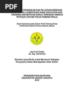 Download Agus Sutiyono - Pengaruh Pendidikan dan Pelatihan Berbasis Kompetensi dan Motivasi Kerja terhadap Kinerjapdf by Danu Caplin SN261936893 doc pdf