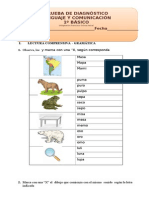 1º Básico Diagnóstico Lenguaje