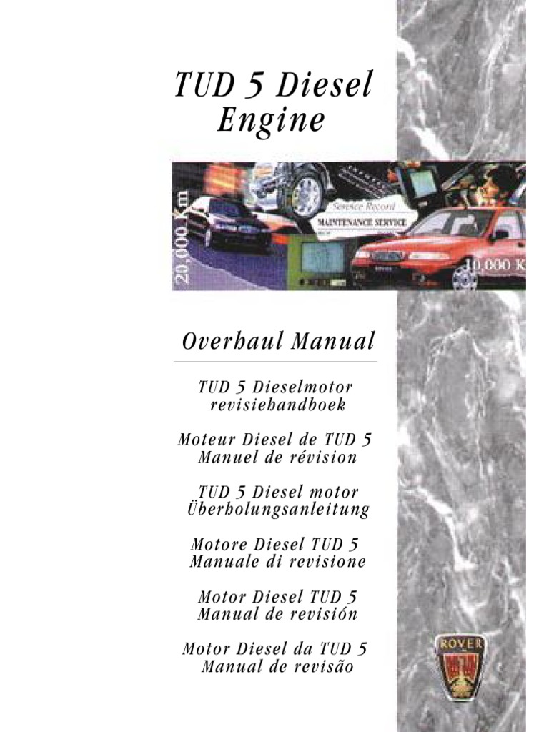 Rover 100 TUD5 Overhaul Manual PDF | PDF