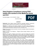 Acta Medica Philippina - Hand Hygiene Compliance Among PGH Health-Care Workers at The Medicine Wards and ICU - 2013-04-15 PDF