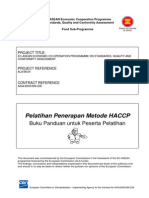 HACCP Training Manual Indonesian