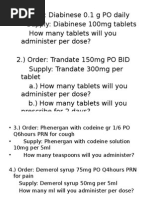 Drug Calculation