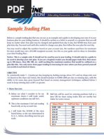 Sample Trading Plan