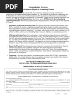 Physical Exam Form IHSAA | PDF | Physical Examination | Physician