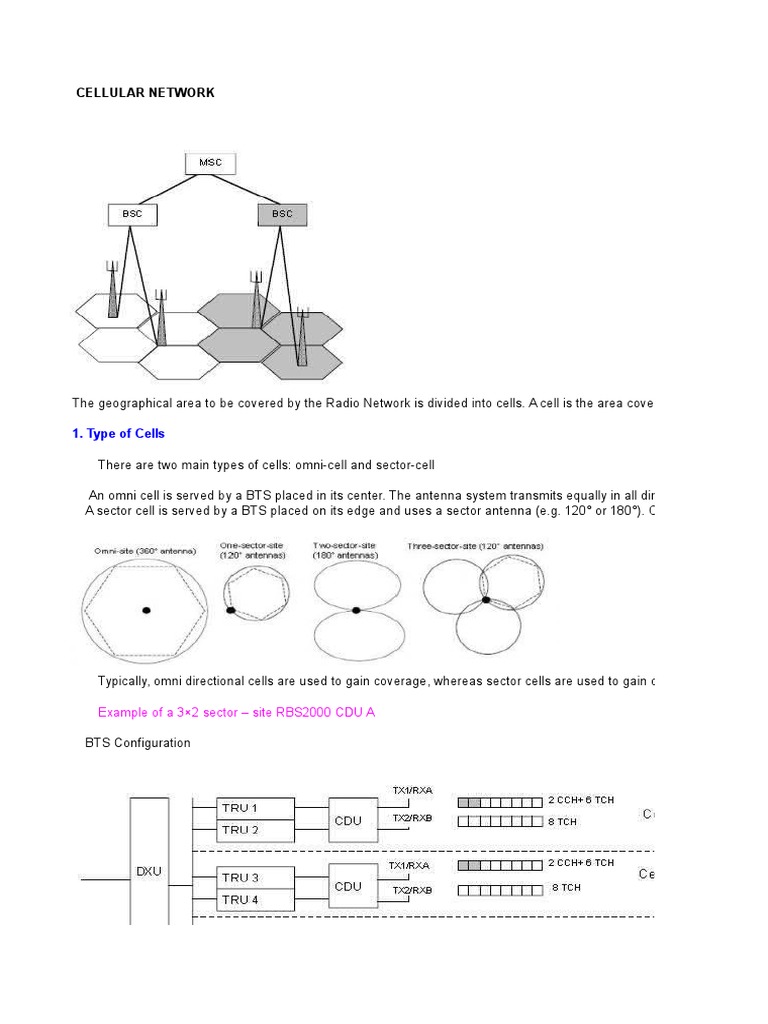 Cellular Network Cell Types and Planning | PDF | Cellular Network ...