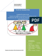 Plan de Marketing Bullying