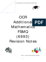 fsmq additional mathematics revision notes