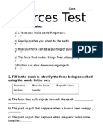 Modified Forces Test