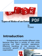 Types of Risk of An Entrepreneur