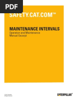 CATERPILLAR - Maintenance Interval Schedule