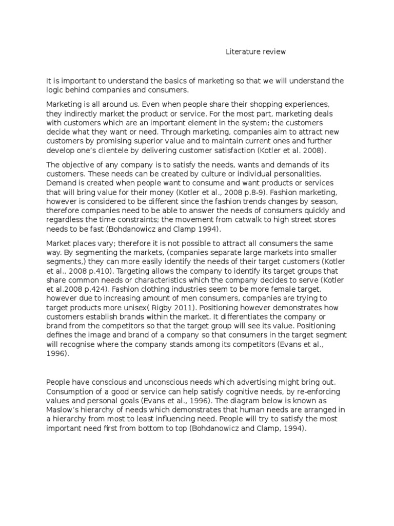 What are the strengths of a literature review picture