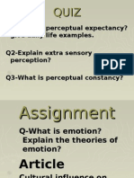 Q1-What Is Perceptual Expectancy? Give Daily Life