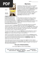 static elec experiment sheet (balloons)