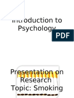 Introduction to Psychology Presentation