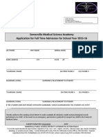 Medical Science Academy Application-15-16