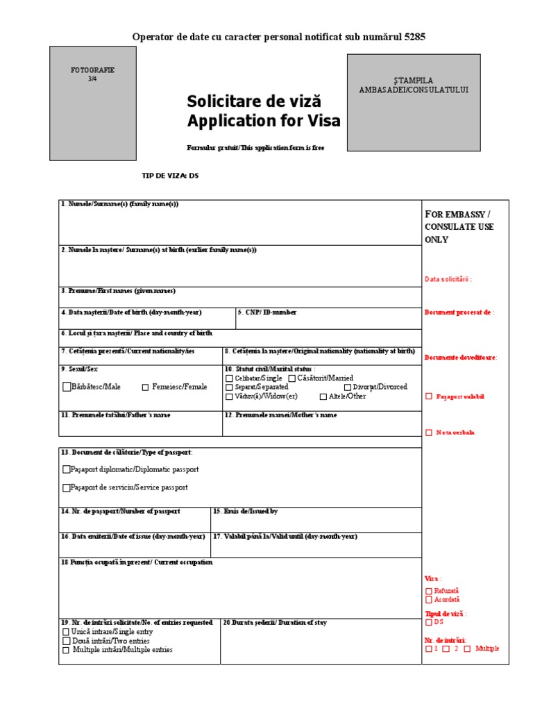 2008.11.14 Formular Viza Ds