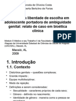 Privação da liberdade em caso de ambiguidade genital