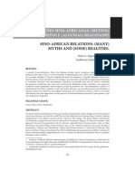 VISENTINI & OLIVEIRA. Relações Sino-Africanas - (Muitos) Mitos e (Algumas) Realidades